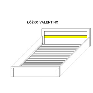 Łóżko VS8 (pasuje materac 200x160cm)